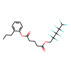 Glutaric acid, 2,2,3,3,4,4,5,5-octafluoropentyl 2-propylphenyl ester