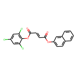 Fumaric acid, naphth-2-yl 2,4,6-trichlorophenyl ester