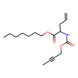 2-Aminopent-4-enoic acid, N-(but-2-yn-1-yloxycarbonyl)-, heptyl ester