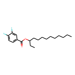 3,4-Difluorobenzoic acid, 3-tridecyl ester