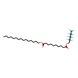 Sebacic acid, 2,2,3,3,4,4,5,5-octafluoropentyl pentadecyl ester