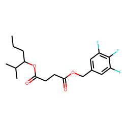 Succinic acid, 2-methylhex-3-yl 3,4,5-trifluorobenzyl ester