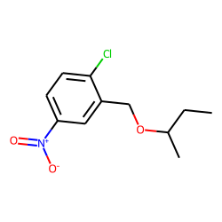 2-Chloro-5-nitrobenzyl alcohol, 1-methylpropyl ether