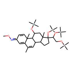 6,7-Dehydro-20-hydroxy-methylprednisolone, MO-tetraTMS (1)