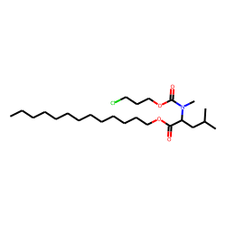 L-Leucine, N-methyl-N-(3-chloropropoxycarbonyl)-, tridecyl ester