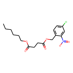 Succinic acid, 4-chloro-2-nitrobenzyl hexyl ester