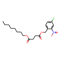 Succinic acid, 4-chloro-2-nitrobenzyl octyl ester