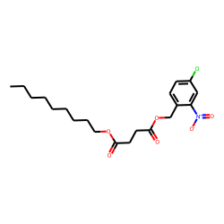 Succinic acid, 4-chloro-2-nitrobenzyl nonyl ester