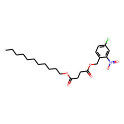 Succinic acid, 4-chloro-2-nitrobenzyl undecyl ester
