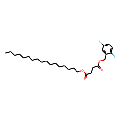 Succinic acid, 2,5-difluorobenzyl heptadecyl ester