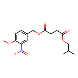 Succinic acid, isobutyl 4-methoxy-3-nitrobenzyl ester
