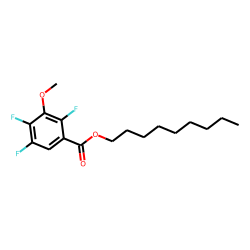 3-Methoxy-2,4,5-trifluorobenzoic acid, nonyl ester