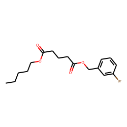 Glutaric acid, 3-bromobenzyl pentyl ester