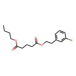Glutaric acid, 2-(3-bromophenyl)ethyl butyl ester