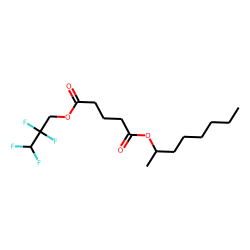 Glutaric acid, 2,2,3,3-tetrafluoropropyl 2-octyl ester