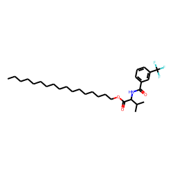 L-Valine, N-(3-trifluoromethylbenzoyl)-, heptadecyl ester