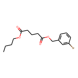 Glutaric acid, 3-bromobenzyl butyl ester