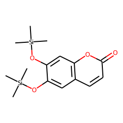 6,7-Dihydroxycoumarin, bis(trimethylsilyl) ether