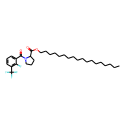 L-Proline, N-(2-fluoro-3-trifluoromethylbenzoyl)-, octadecyl ester