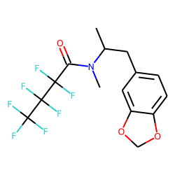 Methylenedioxymethamphetamine, n-heptafluorobutyryl deriv.