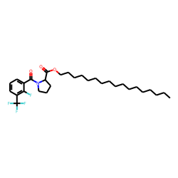 L-Proline, N-(2-fluoro-3-trifluoromethylbenzoyl)-, heptadecyl ester