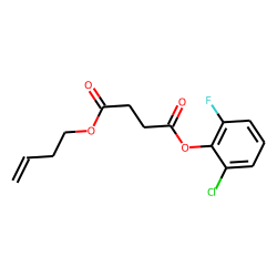 Succinic acid, 2-chloro-6-fluorophenyl but-3-en-1-yl ester