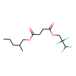 Succinic acid, 2,2,3,3-tetrafluoropropyl 2-methylpentyl ester