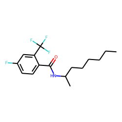 4-Fluoro-2-trifluoromethylbenzamide, N-(2-octyl)-