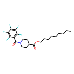 Isonipecotic acid, N-pentafluorobenzoyl-, nonyl ester