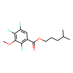 3-Methoxy-2,4,5-trifluorobenzoic acid, isohexyl ester