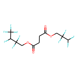 Succinic acid, 2,2,3,3-tetrafluoropropyl 2,2,3,4,4,4-hexafluorobutyl ester