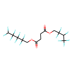 Succinic acid, 2,2,3,3,4,4,5,5-octafluoropentyl 2,2,3,4,4,4-hexafluorobutyl ester