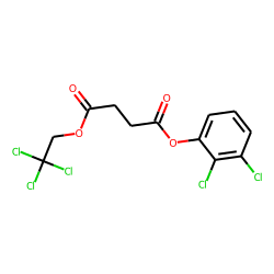 Succinic acid, 2,3-dichlorophenyl 2,2,2-trichloroethyl ester