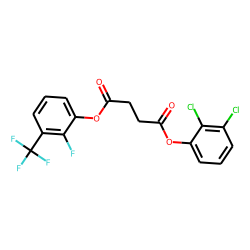 Succinic acid, 2,3-dichlorophenyl 2-fluoro-3-(trifluoromethyl)phenyl ester