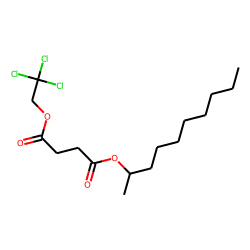 Succinic acid, dec-2-yl 2,2,2-trichloroethyl ester