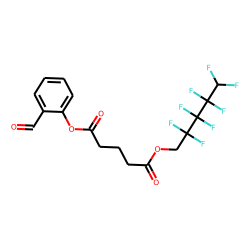 Glutaric acid, 2,2,3,3,4,4,5,5-octafluoropentyl 2-formylphenyl ester