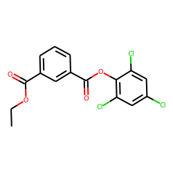 Isophthalic acid, ethyl 2,4,6-trichlorophenyl ester