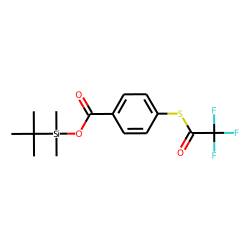 Benzoic acid, 4-trifluoroacetylthio-, tert.-butyldimethylsilyl ester