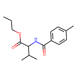 L-Valine, N-(4-methylbenzoyl)-, propyl ester
