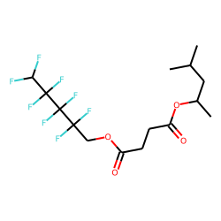 Succinic acid, 2,2,3,3,4,4,5,5-octafluoropentyl 4-methylpent-2-yl ester