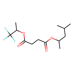 Succinic acid, 1,1,1-trifluoroprop-2-yl 4-methylpent-2-yl ester