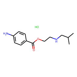 P-aminobenzoate, 2-(isobutylamino)ethyl-, hydrochloride