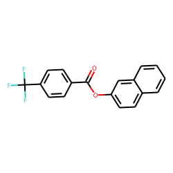 4-Trifluoromethylbenzoic acid, 2-naphthyl ester