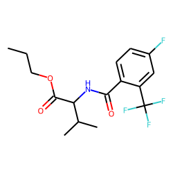 L-Valine, N-(4-fluoro-2-trifluoromethylbenzoyl)-, propyl ester