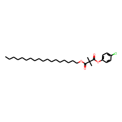 Dimethylmalonic acid, 4-chlorophenyl octadecyl ester