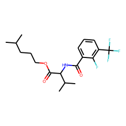 L-Valine, N-(2-fluoro-3-trifluoromethylbenzoyl)-, isohexyl ester