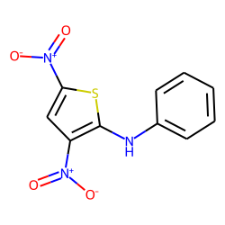 2-Thiophenine, 3,5-dinitro-n-phenyl thiophene, 2-anilino-3,5-dinitro-