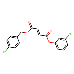 Fumaric acid, 4-chlorobenzyl 3-chlorophenyl ester