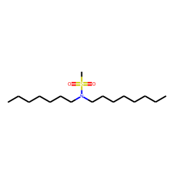 Methanesulfonamide, N-heptyl-N-octyl-
