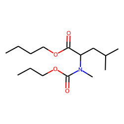 l-Leucine, N-methyl-n-propoxycarbonyl-, butyl ester